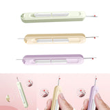 Maxbell 2 in 1 Threader Seam Ripper Sewing Tool for Crochet Cross Stitch Embroidery Green