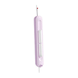 Maxbell 2 in 1 Threader Seam Ripper Sewing Tool for Crochet Cross Stitch Embroidery Purple