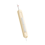 Maxbell 2 in 1 Threader Seam Ripper Sewing Tool for Crochet Cross Stitch Embroidery Beige