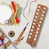Maxbell Embroidery Floss Organizer with Handy Hanging Strap Needlework Thread Sorter