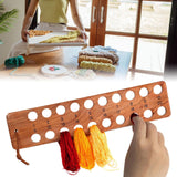 Maxbell Embroidery Floss Organizer with Handy Hanging Strap Needlework Thread Sorter