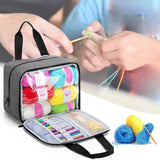 Maxbell Yarn Storage Bag Handbag Travel Crochet Bag for Scrapbooking Crafting Sewing