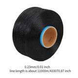 Maxbell Elastic String Elastic Bead String for Weaving Clay Beads Beading 0.23mm 11000m