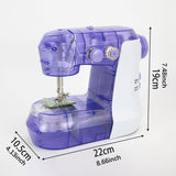 Maxbell Mini Sewing Machine with Thread Cutting Low Noise with Light with Foot Pedal