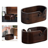Maxbell Yarn Bowl Sturdy Wooden Yarn Ball Holder for Wife Grandmother Crochet Lovers Single Hole
