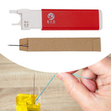 Maxbell Sewing Threader Threading Aid Sewing Pin Holder Easy Threader for DIY Crafts Red