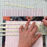 Maxbell Zipper Pocket Template DIY with Hole Hanging Lemon Pattern for Mother Family