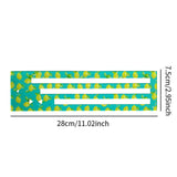 Maxbell Zipper Pocket Template DIY with Hole Hanging Lemon Pattern for Mother Family