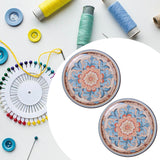 Maxbell 2Pcs Needle Minder for Cross Stitch Mini Sewing Pin Holders for Cross Stitch Type B