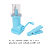 Maxbell Hand Spool Knitter Cord Knitter Weaver for Project Crafts Sweaters Bracelets Blue