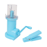 Maxbell Hand Spool Knitter Cord Knitter Weaver for Project Crafts Sweaters Bracelets Blue