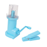 Maxbell Hand Spool Knitter Cord Knitter Weaver for Project Crafts Sweaters Bracelets Blue