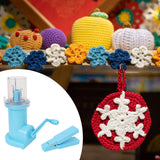 Maxbell Hand Spool Knitter Cord Knitter Weaver for Project Crafts Sweaters Bracelets Blue