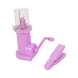 Maxbell Hand Spool Knitter Cord Knitter Weaver for Project Crafts Sweaters Bracelets Pinkish Purple