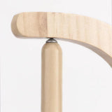 Maxbell Yarn Ball Holder Mother Gift Rotatable Double Spindles Portable Thread Stand Wood Color