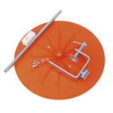 Maxbell Tape Rack Stand Arts Crafts Tape Holder Reel for Industrial Sewing Machine Iron Mounting Clamp
