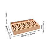 Maxbell Leather Craft Tool Rack Wooden DIY Leathercraft Stand Holder for