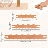 Maxbell 3x Wood Hand Loom Stick Weaving Tool for Rug Making Making Sweaters Tapestry