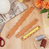 Maxbell 3x Wood Hand Loom Stick Weaving Tool for Rug Making Making Sweaters Tapestry