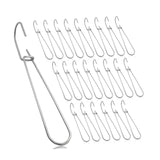 Maxbell 24 Pieces Pattern Hooks Paper Storage Hooks for Garment Factory Home Tailors