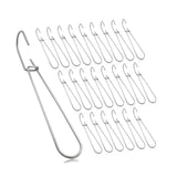 Maxbell 24 Pieces Pattern Hooks Paper Storage Hooks for Garment Factory Home Tailors