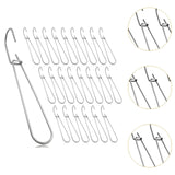Maxbell 24 Pieces Pattern Hooks Paper Storage Hooks for Garment Factory Home Tailors