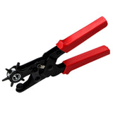 Maxbell Leather Hole Puncher Tool Revolving Punch Plier for Shoes Watch Bands Fabrics