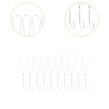 Maxbell Sewing Pattern Hooks Storage Practical Versatile Heavy Duty Template Hanging 22 cm