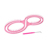 Maxbell 8 Shape Knitting Loom Handmade Compact Scarf Loom for Shawls Sweaters Lovers