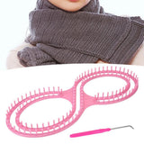 Maxbell 8 Shape Knitting Loom Handmade Compact Scarf Loom for Shawls Sweaters Lovers
