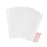Maxbell 5 Pieces Plastic Mesh Canvas Sheets for Knit Crochet Projects DIY Handicraft