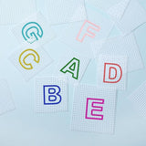 Maxbell 5 Pieces Plastic Mesh Canvas Sheets for Knit Crochet Projects DIY Handicraft