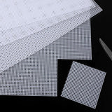 Maxbell 5 Pieces Plastic Mesh Canvas Sheets for Knit Crochet Projects DIY Handicraft