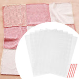 Maxbell 5 Pieces Plastic Mesh Canvas Sheets for Knit Crochet Projects DIY Handicraft
