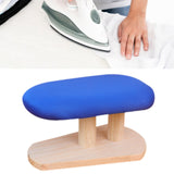 Maxbell Mini Ironing Board Compact with Wood Base for Craft Rooms Household Handling Blue 29cmx18cmx15cm