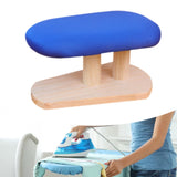 Maxbell Mini Ironing Board Compact with Wood Base for Craft Rooms Household Handling Blue 29cmx18cmx15cm
