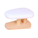 Maxbell Mini Ironing Board Compact with Wood Base for Craft Rooms Household Handling White 29cmx18cmx15cm