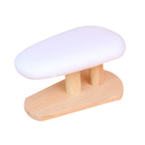 Maxbell Mini Ironing Board Compact with Wood Base for Craft Rooms Household Handling White 29cmx18cmx15cm