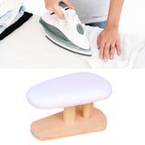 Maxbell Mini Ironing Board Compact with Wood Base for Craft Rooms Household Handling White 29cmx18cmx15cm