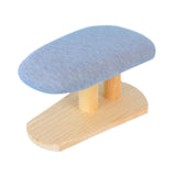 Maxbell Mini Ironing Board Compact with Wood Base for Craft Rooms Household Handling Gray 29cmx18cmx15cm