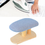 Maxbell Mini Ironing Board Compact with Wood Base for Craft Rooms Household Handling Gray 29cmx18cmx15cm