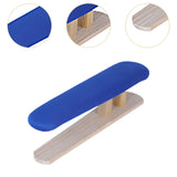Maxbell Mini Ironing Board Compact with Wood Base for Craft Rooms Household Handling Blue 57cmx13cmx16cm