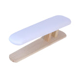 Maxbell Mini Ironing Board Compact with Wood Base for Craft Rooms Household Handling White 57cmx13cmx16cm