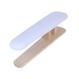 Maxbell Mini Ironing Board Compact with Wood Base for Craft Rooms Household Handling White 57cmx13cmx16cm