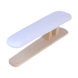 Maxbell Mini Ironing Board Compact with Wood Base for Craft Rooms Household Handling White 57cmx13cmx16cm
