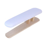 Maxbell Mini Ironing Board Compact with Wood Base for Craft Rooms Household Handling White 57cmx13cmx16cm