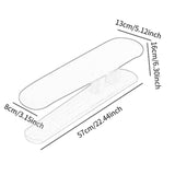Maxbell Mini Ironing Board Compact with Wood Base for Craft Rooms Household Handling White 57cmx13cmx16cm