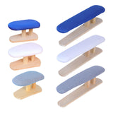 Maxbell Mini Ironing Board Compact with Wood Base for Craft Rooms Household Handling Gray 57cmx13cmx16cm