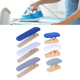 Maxbell Mini Ironing Board Compact with Wood Base for Craft Rooms Household Handling Gray 57cmx13cmx16cm