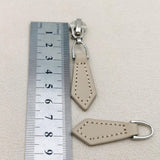 Maxbell PU Leather Zipper Pull Decorative Zipper Pull Tab for Zipper Repair Zip Pull Black